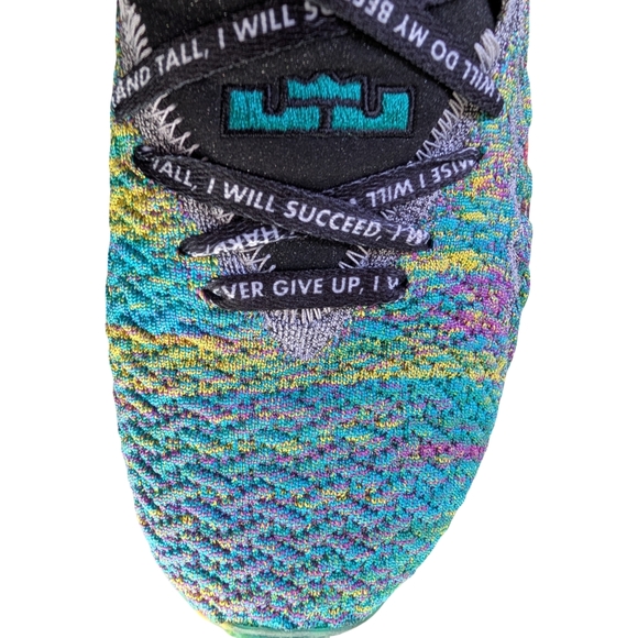 Nike LeBron 17 XVII "I Promise" Multicolor Basketball Shoes Size 11.5 - Picture 9 of 16